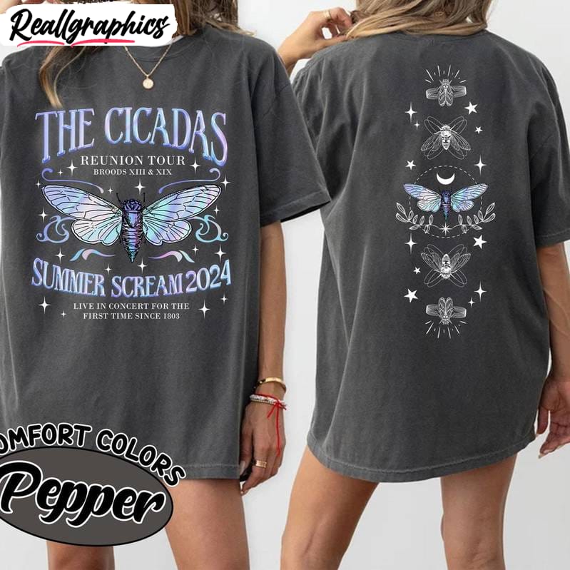 colors cicada comeback tour shirt, sweater crewneck for fans