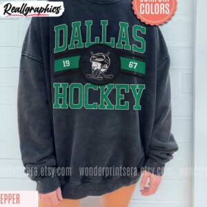 colors dallas stars shirt, hockey crewneck tee tops