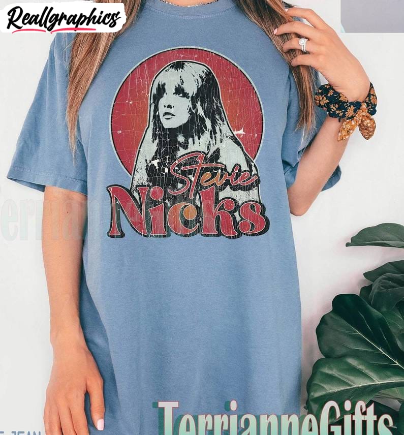 colors stevie nicks shirt, crewneck long sleeve gift for fans