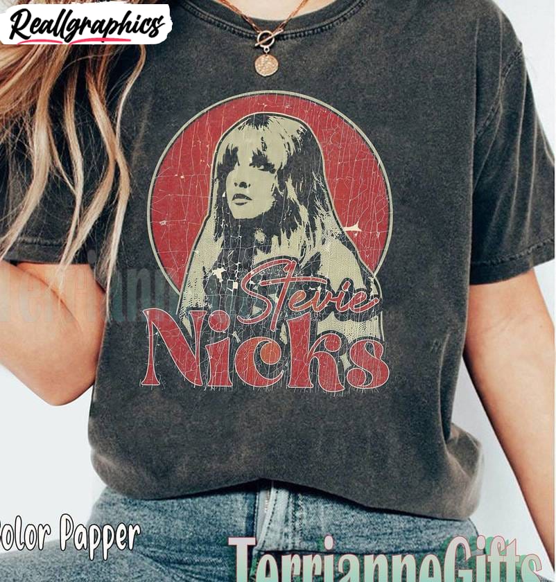 colors stevie nicks shirt, crewneck long sleeve gift for fans