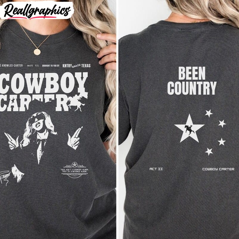 cowboy carter shirt, cowgirl crewneck tee tops