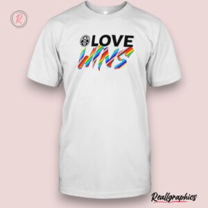 denver nuggets love wins rainbow pride shirt