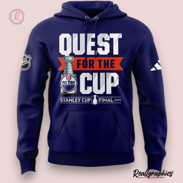 edmonton oilers quest for the cup stanley cup final 2024 hoodie navy