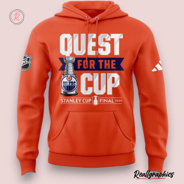 edmonton oilers quest for the cup stanley cup final 2024 hoodie orange