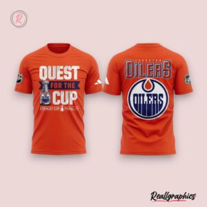 edmonton oilers quest for the cup stanley cup final 2024 hoodie orange