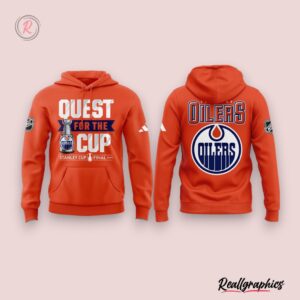 edmonton oilers quest for the cup stanley cup final 2024 hoodie orange