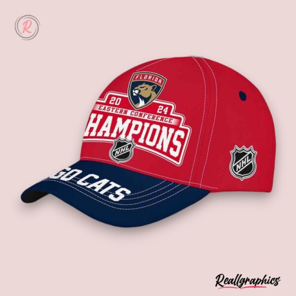 florida panthers 2024 eastern conference champions go cats classic cap red