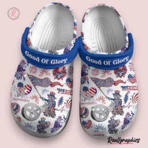 grateful dead good ol glory 4th of july independence 3d printed classic crocs