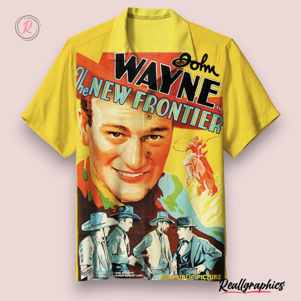 john wayne festival ready hawaiian shirt