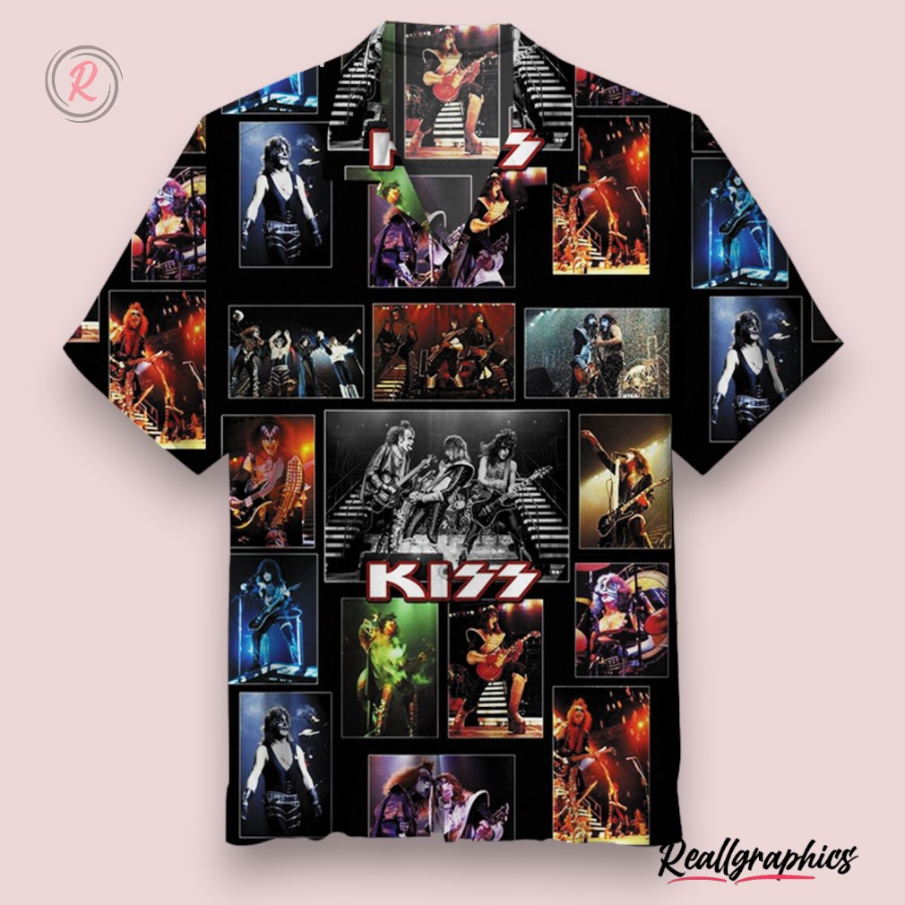 kiss authentic aloha hawaiian shirt