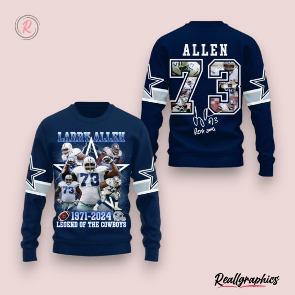 larry allen 1971 2024 legend of the cowboys hoodie