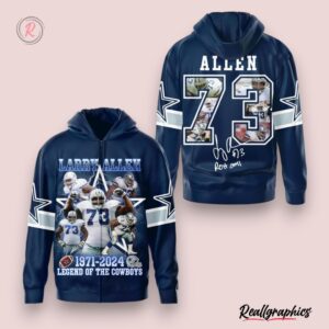 larry allen 1971 2024 legend of the cowboys hoodie