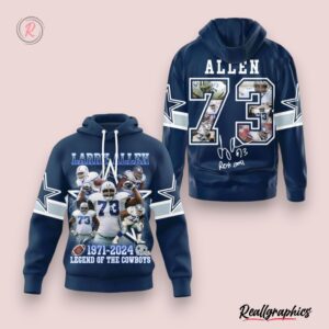 larry allen 1971 2024 legend of the cowboys hoodie