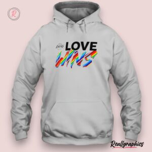 los angeles lakers love wins rainbow pride shirt