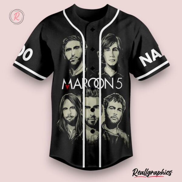 maroon 5 m5lv the residency custom baseball jersey shirt style