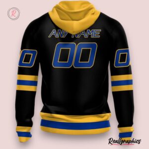 nhl buffalo sabres special blackout design hoodie