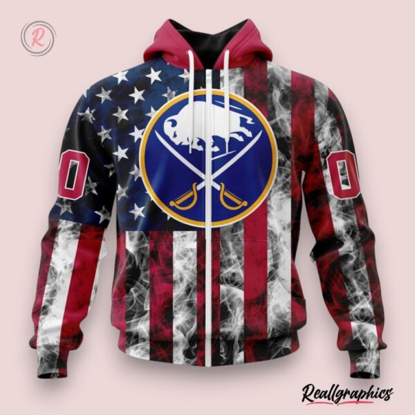 nhl buffalo sabres special design for independence day the fourth of july hoodie