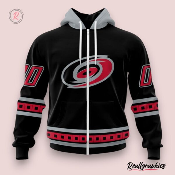 nhl carolina hurricanes special blackout design hoodie