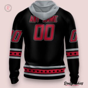 nhl carolina hurricanes special blackout design hoodie