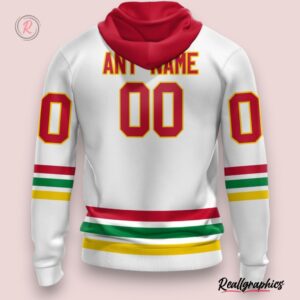 nhl chicago blackhawks special whiteout design hoodie