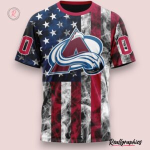 nhl colorado avalanche special design for independence day the fourth of july hoodie