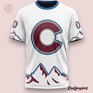 nhl colorado avalanche special whiteout design hoodie