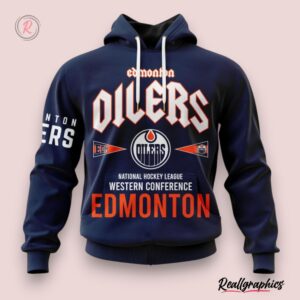 nhl edmonton oilers 2024 western conference city tour hoodie