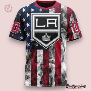 nhl los angeles kings special design for independence day the fourth of july hoodie