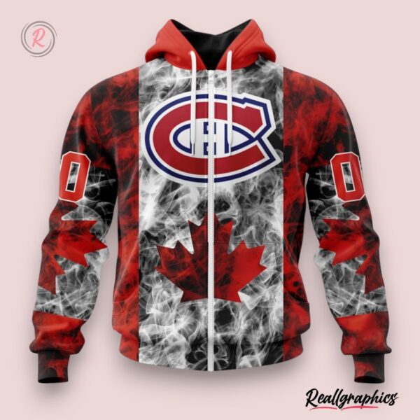 nhl montreal canadiens special design for canada day hoodie