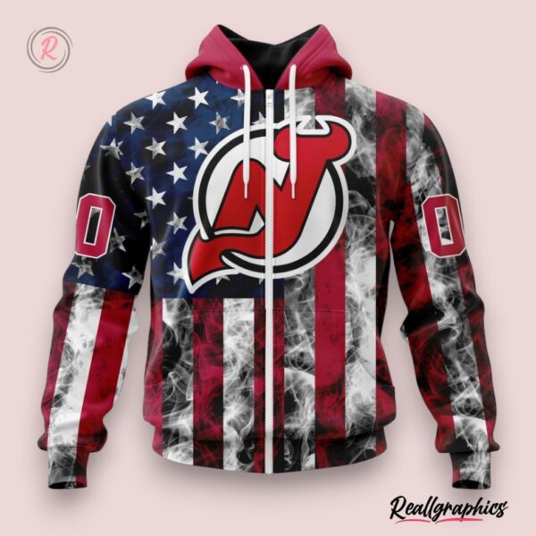 nhl new jersey devils special design for independence day the fourth of july hoodie