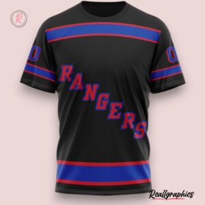 nhl new york rangers special blackout design hoodie