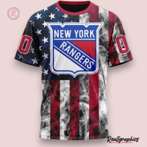 nhl new york rangers special design for independence day the fourth of july hoodie