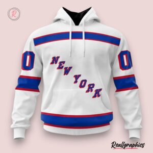 nhl new york rangers special whiteout design hoodie