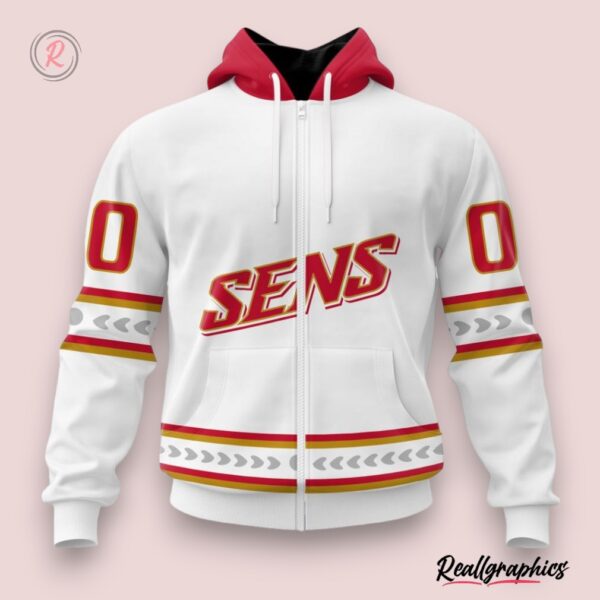 nhl ottawa senators special whiteout design hoodie