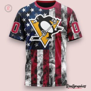 nhl pittsburgh penguins special design for independence day the fourth of july hoodie