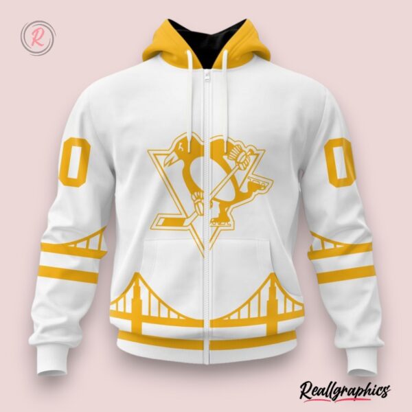 nhl pittsburgh penguins special whiteout design hoodie