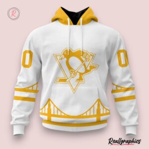 nhl pittsburgh penguins special whiteout design hoodie