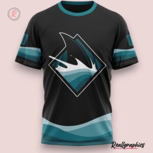 nhl san jose sharks special blackout design hoodie