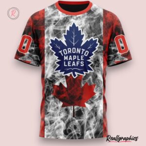 nhl toronto maple leafs special design for canada day hoodie