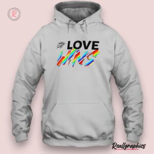 oklahoma city thunder love wins rainbow pride shirt