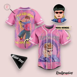 oliver tree i'm an alien among the human being custom baseball jersey shirt style