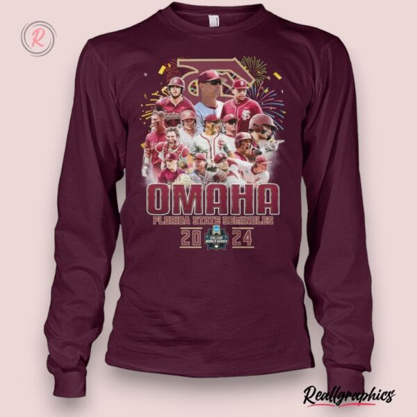 omaha florida state seminoles 2024 college world series unisex shirt