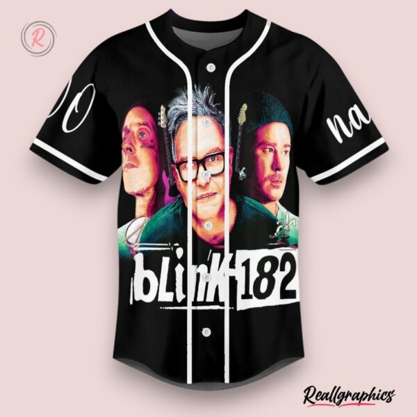 one more time tour blink 182 custom baseball jersey shirt style