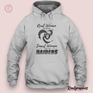 real women love football smart women love the las vegas raiders 2024 – perfect gift for fans shirt