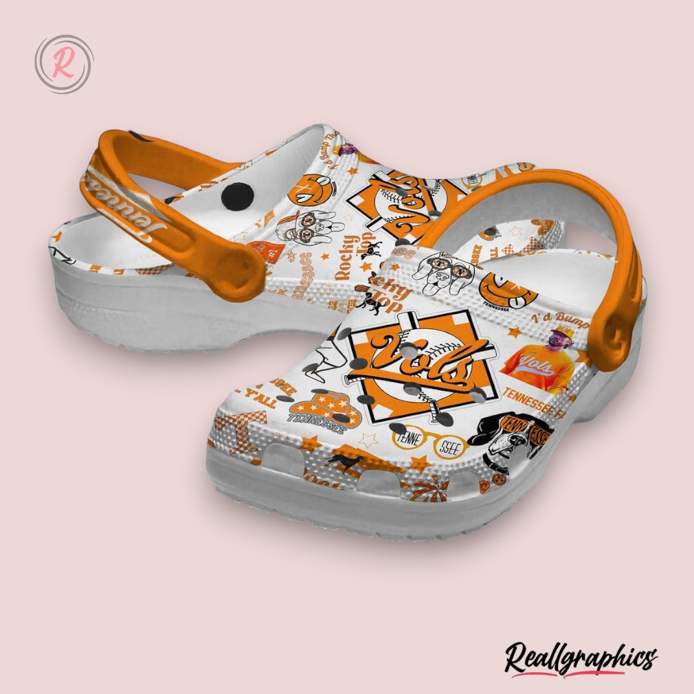 tennessee vols rocky top 3d printed classic crocs