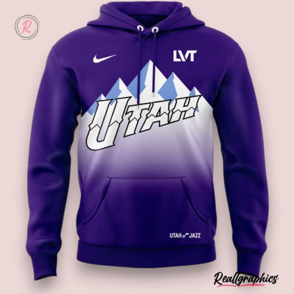 utah jazz new hoodie purple