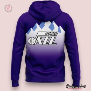 utah jazz new hoodie purple