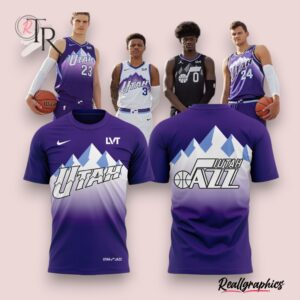 utah jazz new hoodie purple