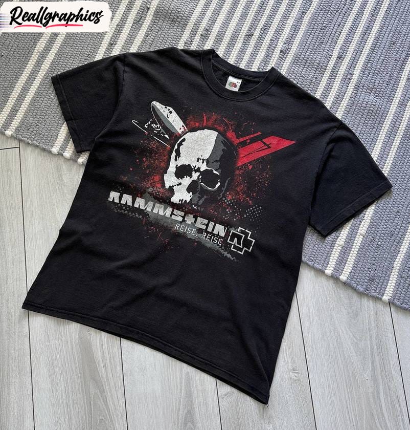 vintage rammstein band shirt, music inspirational tee tops crewneck