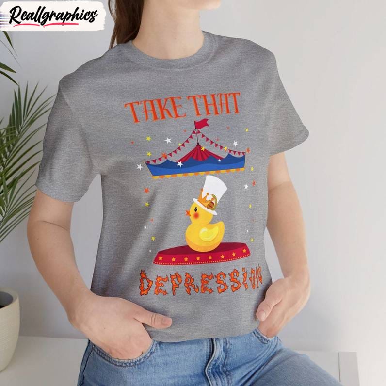 vintage take that depression shirt, lucifer hazbin hotel inspired crewneck long sleeve